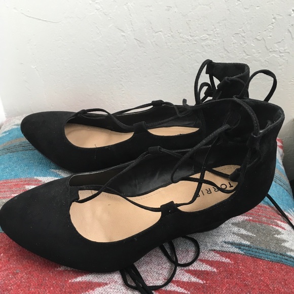 torrid Shoes - Torrid 9W lace up flats wedges